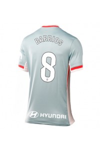 Atletico Madrid Pablo Barrios #8 Voetbaltruitje Uit tenue Dames 2024-25 Korte Mouw